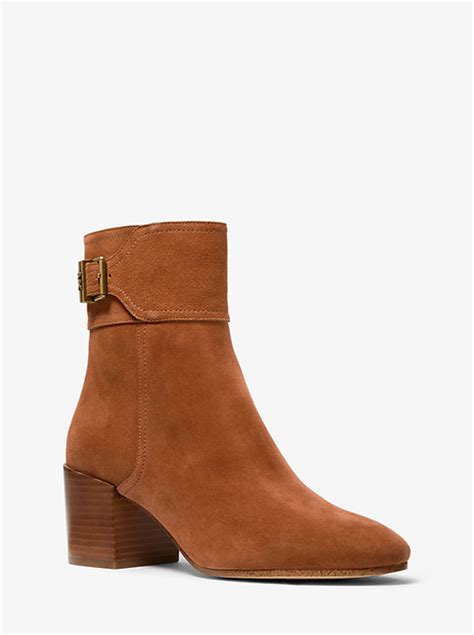 michael kors kenya suede ankle boot|zappos Michael Kors boots.